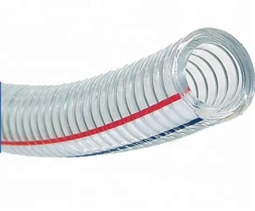 شیلنگ آبنما فنردار 1 اینچ (شیلنگ فنردار شفاف PVC)