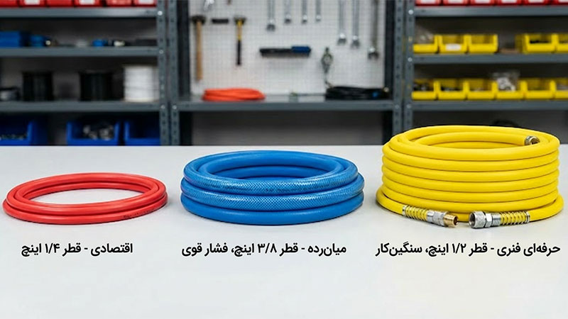 ویژگی شیلنگ پنوماتیک
