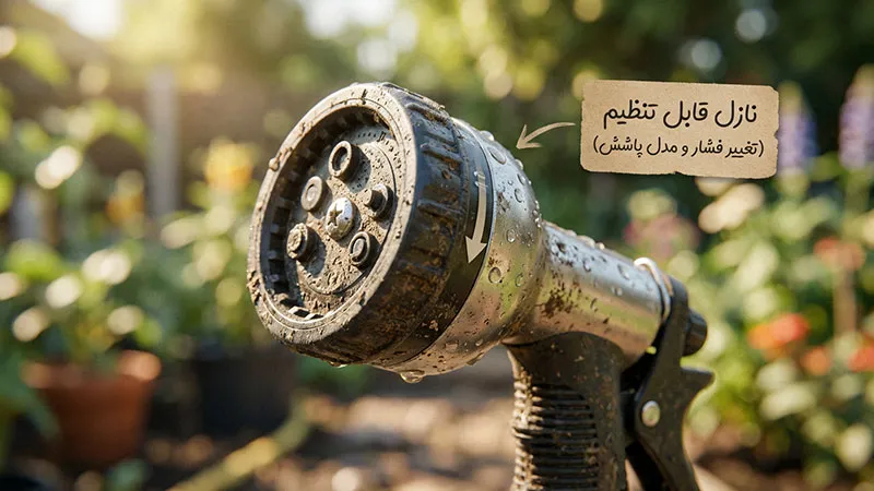 ویژگی ها و اجزای آب پاش