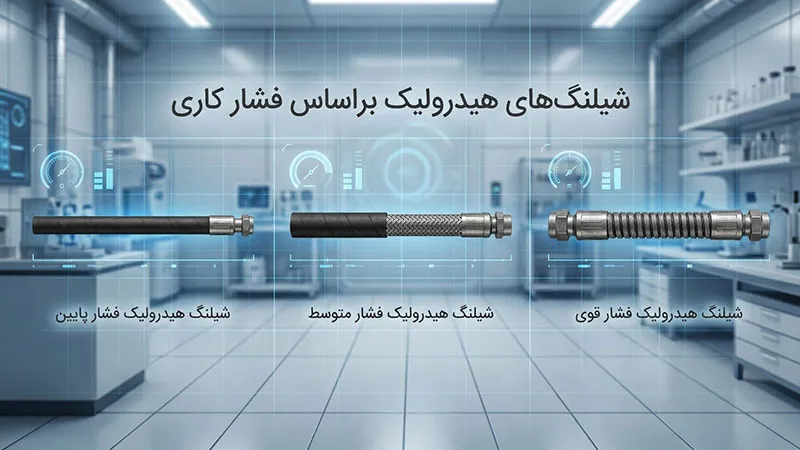 انواع شیلنگ هیدرولیک براساس فشار کاری